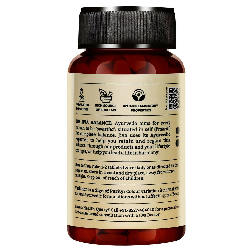 Jiva Ayurveda Pain Calm Tablets - Swadesiicart