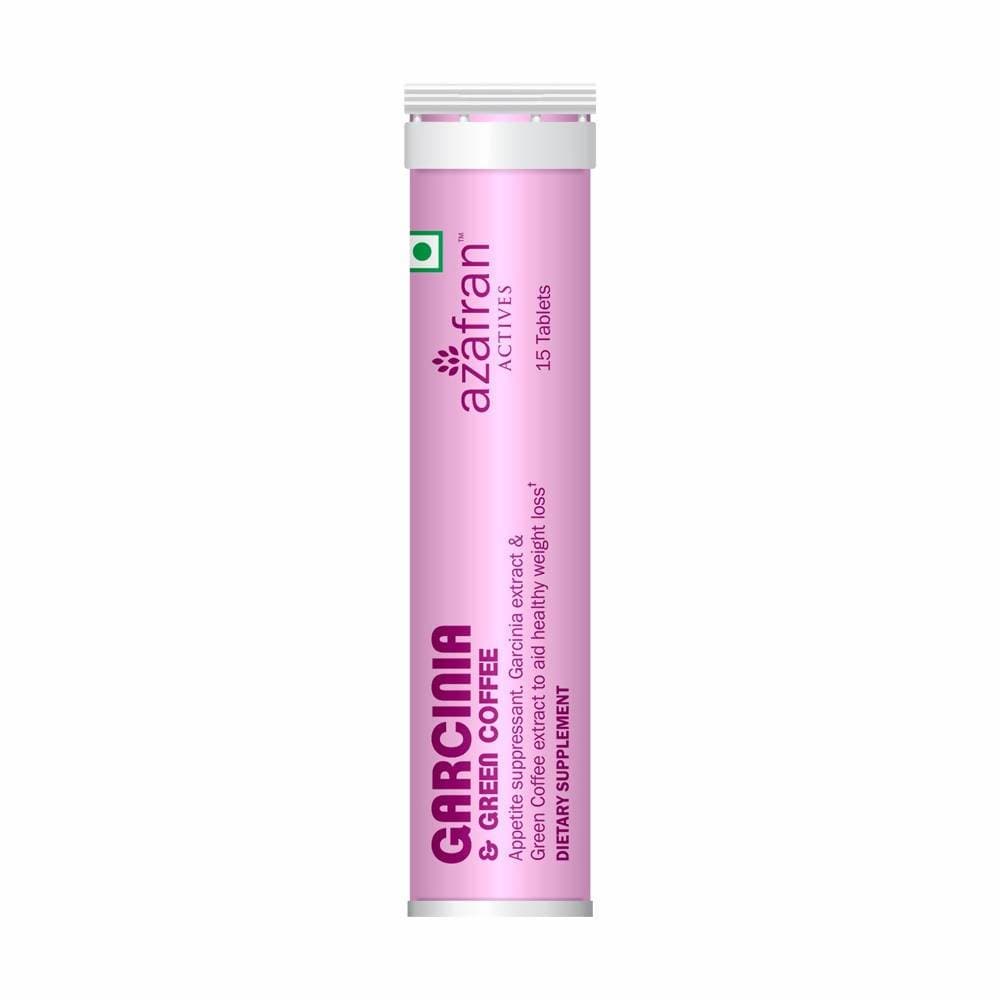Azafran Actives Garcinia And Green Coffee Tablets | Swadesiicart