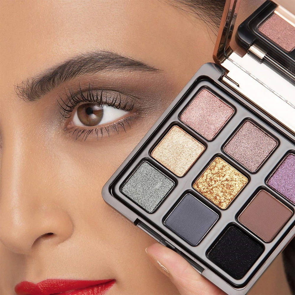 Manish Malhotra 9 In 1 Eyeshadow Palette - Rendezvous - Swadesiicart