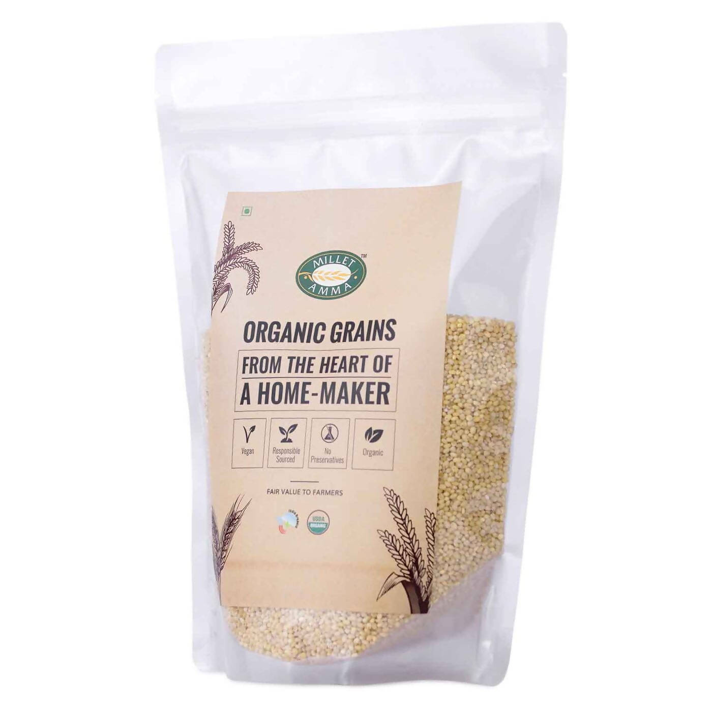 Millet Amma Organic Proso Millet Grains - Swadesiicart