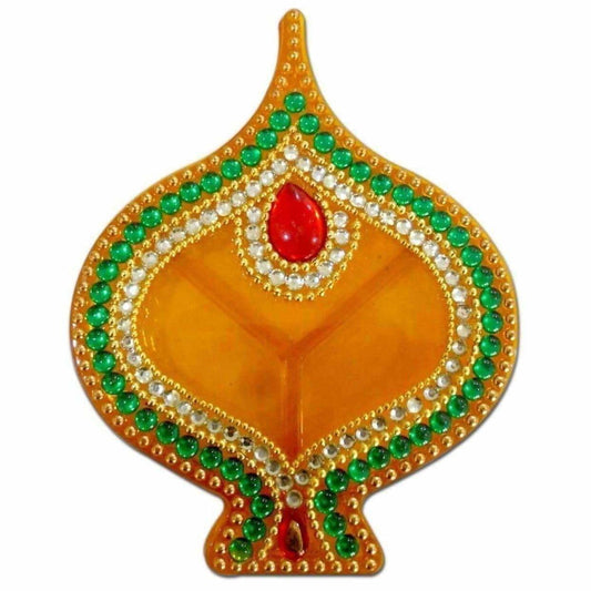 Fire Lamp Design Kumkum Box | Decorative Sindoor & Kumkum Storage Box for Pooja & Daily Use