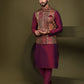 Kisah Men's Multi Color Kurta Jacket Churidar Set | Swadesiicart