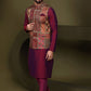 Kisah Men's Multi Color Kurta Jacket Churidar Set | Swadesiicart