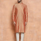 Kisah Men's Multi-Coloured Printed Kurta Jacket with Churidar Set | Swadesiicart