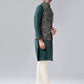 Kisah Men's Multi-Coloured Printed Kurta with Jacket and Trouser Set | Swadesiicart