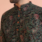 Kisah Men's Black Kurta Trousers Set | Swadesiicart