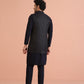 Kisah Men's Navy Blue Kurta Jacket Trouser Set | Swadesiicart