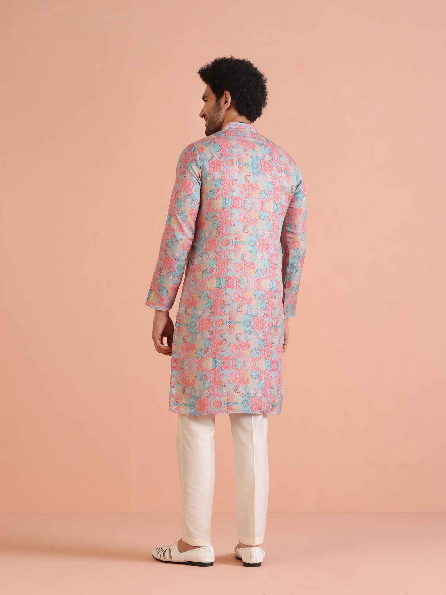 Kisah Men's Multi Kurta Trouser Set | Swadesiicart