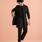 Kisah Men Black Embellished Kurta Nehru Jacket Trouser Set | Swadesiicart