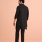 Kisah Men Black Embellished Kurta Nehru Jacket Trouser Set | Swadesiicart
