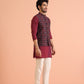 Kisah Men Multi Woven Design Ethnic Motifs Kurta Jacket Trouser Set | Swadesiicart
