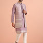 Kisah Men Mauve Kurta Jacket Trouser Set | Swadesiicart