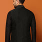 Kisah Men Black Embroidered Nehru Jacket | Swadesiicart