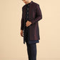 Kisah Men Wine Jacket Indowestern Trouser Set | Swadesiicart