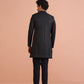 Kisah Men Navy Blue Embellished Indowestern Trouser Set | Swadesiicart