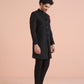 Kisah Men Black Indowestern Trouser Set | Swadesiicart