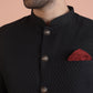 Kisah Men Black Indowestern Trouser Set | Swadesiicart