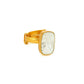 Kundan Gold plated Emarald cut Ring - Ruby Raang | Swadesiicart