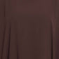 Bashariya Elegant Kaftan Abaya In Free Size With Contrast Detailings-Brown