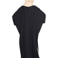 Bashariya Elegant Kaftan Abaya In Free Size With Contrast Detailings-Black Fawn