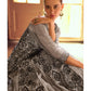 Aarshi Fashions Grey Geogette Wedding Gowns