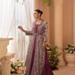 Aarshi Fashions Heavy Silks Purple Long Top With Silk Shrug