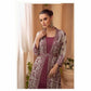 Aarshi Fashions Heavy Silks Purple Long Top With Silk Shrug