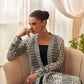 Aarshi Fashions Heavy Silks Black Long Top With Silk Shrug