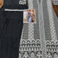 Aarshi Fashions Heavy Silks Black Long Top With Silk Shrug