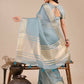 Shree Shyam Fashion Seoul Sea Green Organza Saree
