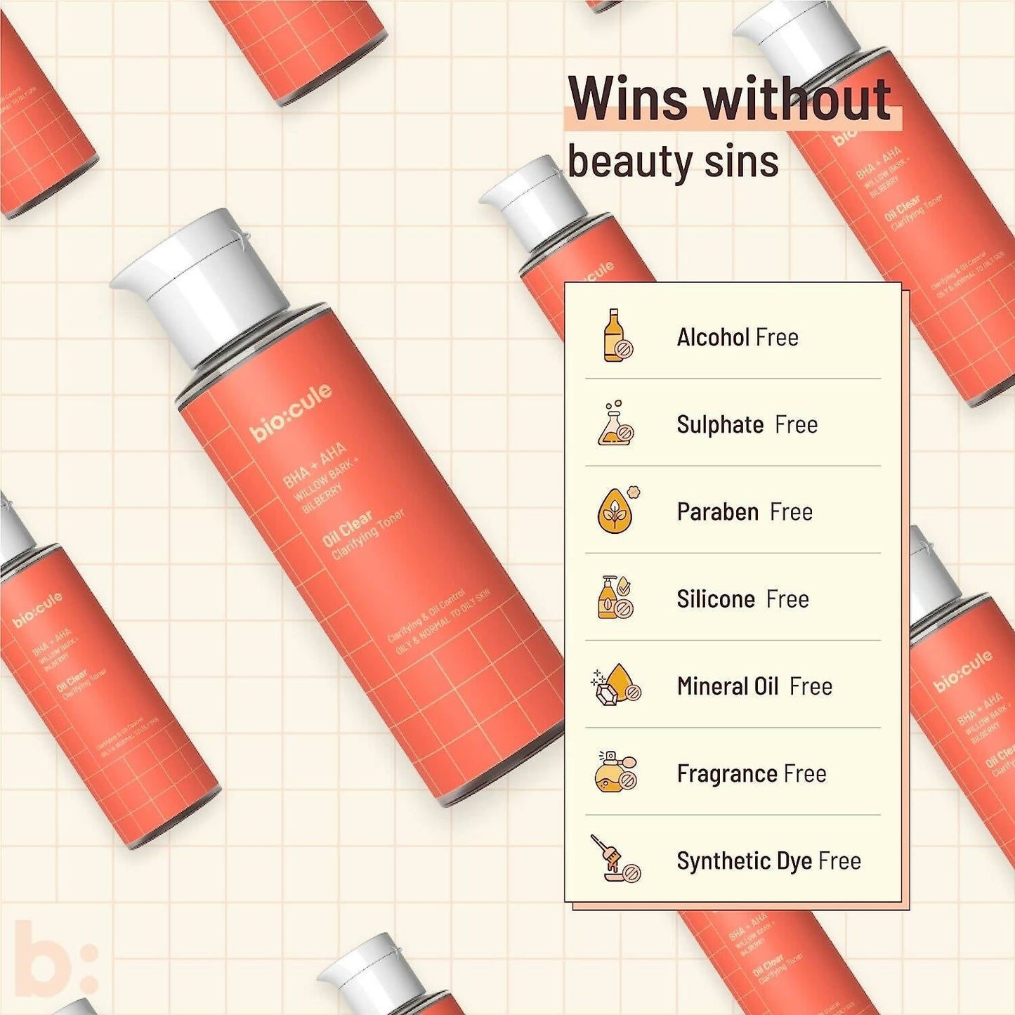 Biocule Oil Clear Clarifying Toner - Swadesiicart