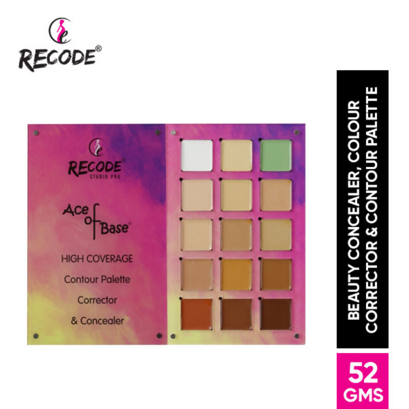 Recode Beauty Concealer, Colour Corrector & Contour Palette - Swadesiicart
