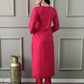 Rani Viscose chanderi Stitched Suit With Dupatta - Tanisha | Swadesiicart