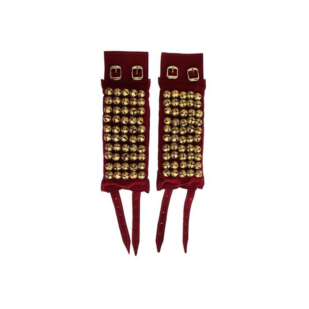 Elite trade Bharatanatyam 5 lines Satin padded Ghungroo | Swadesiicart