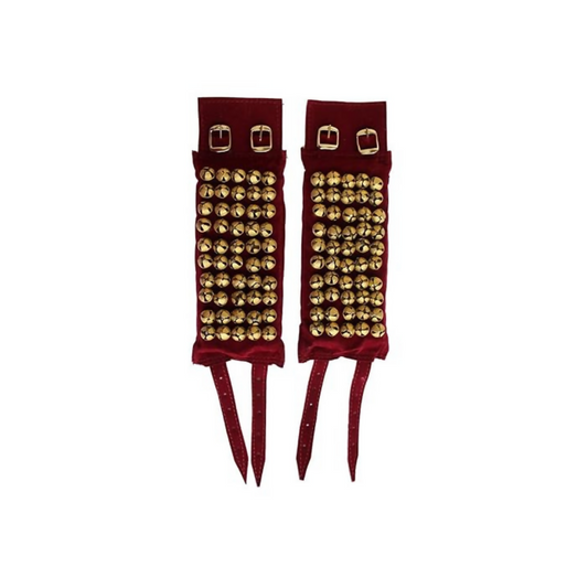 Elite trade Bharatanatyam 5 lines Satin padded Ghungroo | Swadesiicart