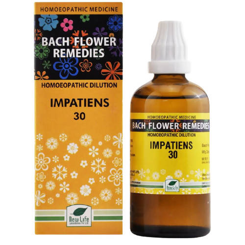 New Life Homeopathy Bach Flower Remedies Impatiens Dilution | Swadesiicart
