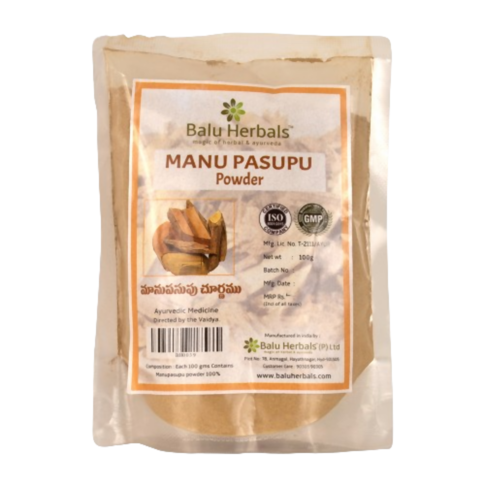 Balu Herbals Maramanjali (Manu pasupu) Powder - Balu Herbals
