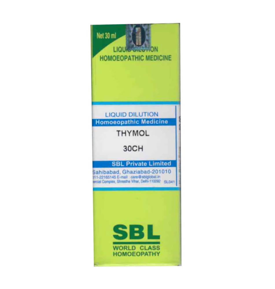 SBL Homeopathy Thymol Dilution - Limited Time Offer - Swadesiicart