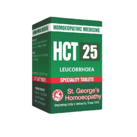 St. George's Homeopathy HCT 25 Tablets | Swadesiicart