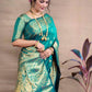 Anouk Woven Design Zari Banarasi Saree | Swadesiicart
