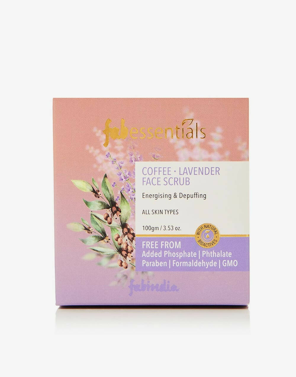 Fabessentials Coffee Lavender Face Scrub - Swadesiicart