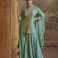 Anaita Sky Blue Georgette Readymade Suit with Embroidery Work