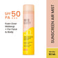Swiss Beauty Protect Maxx Sunscreen Air Mist With SPF 50 PA+++ | Swadesiicart