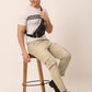 Jainish Men's Casual Cotton Solid Cargo Pants ( KGP 154 Beige ) - Swadesiicart