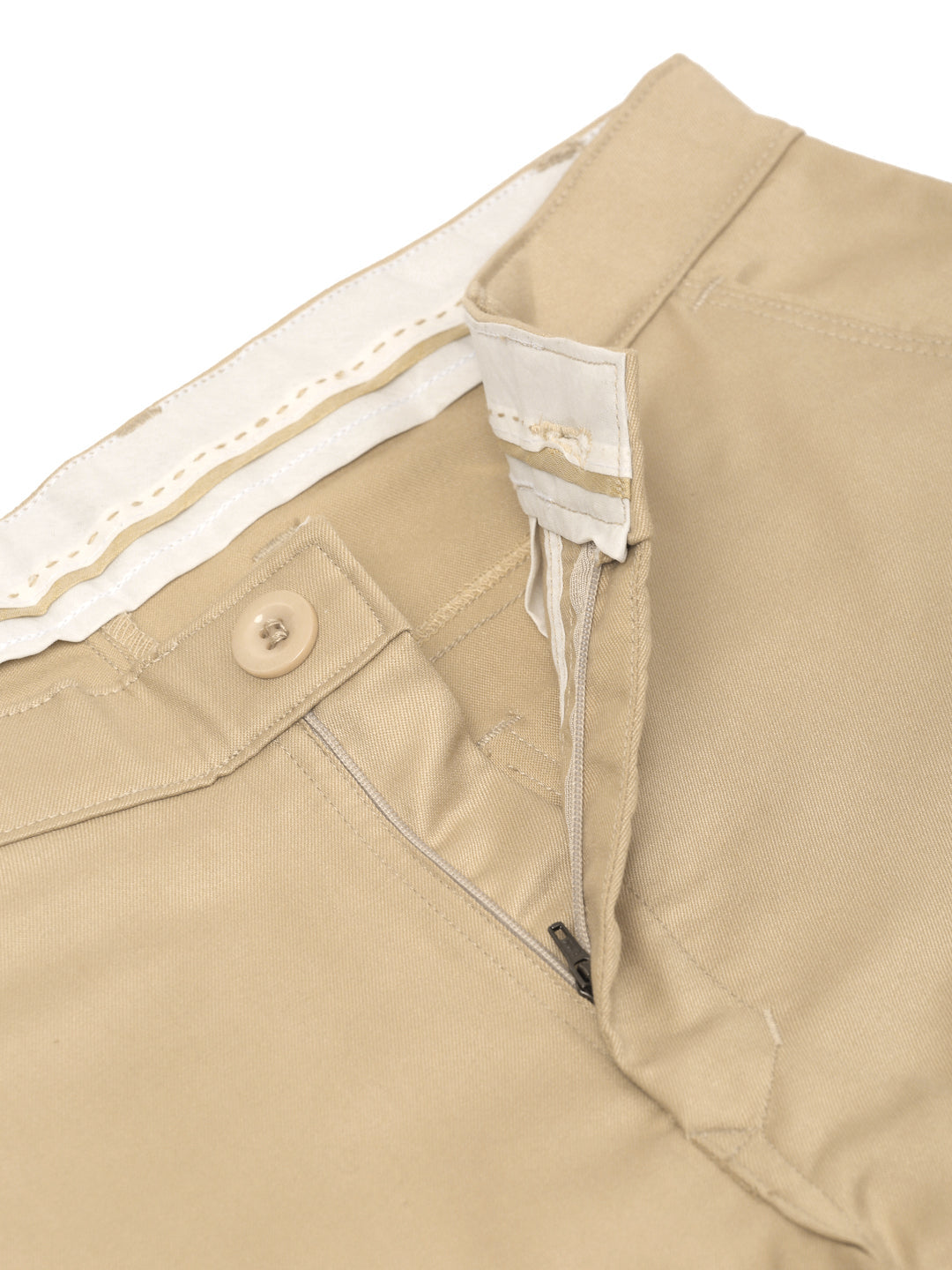 Jainish Men's Casual Cotton Solid Cargo Pants ( KGP 154 Beige ) - Swadesiicart