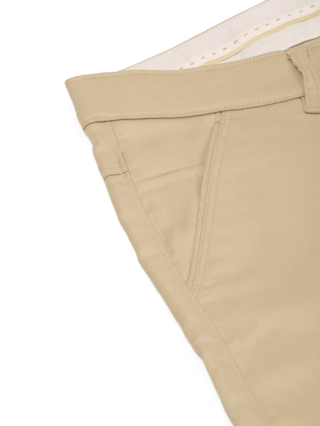Jainish Men's Casual Cotton Solid Cargo Pants ( KGP 154 Cream ) - Swadesiicart
