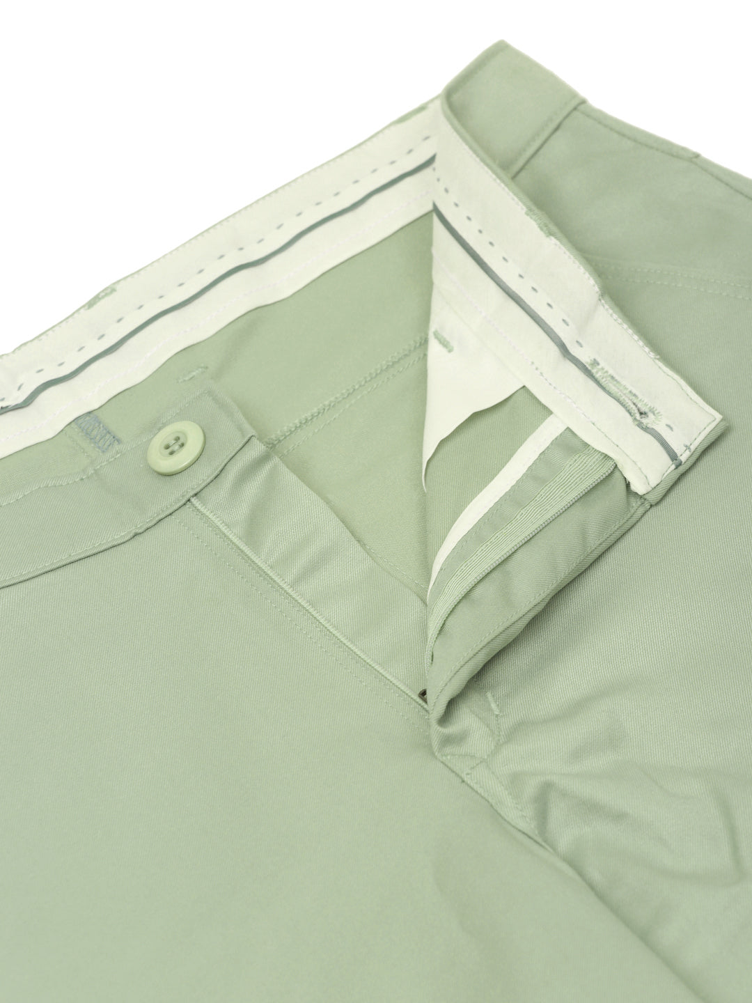 Jainish Men's Casual Cotton Solid Cargo Pants ( KGP 154 Pista-Green ) - Swadesiicart