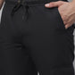 Jainish Men's Casual Cotton Solid Cargo Pants - Black - Swadesiicart