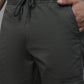 Jainish Men's Casual Cotton Solid Cargo Pants - Grey - Swadesiicart