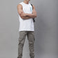 Jainish Men's Casual Cotton Solid Cargo Pants - Light-Grey - Swadesiicart